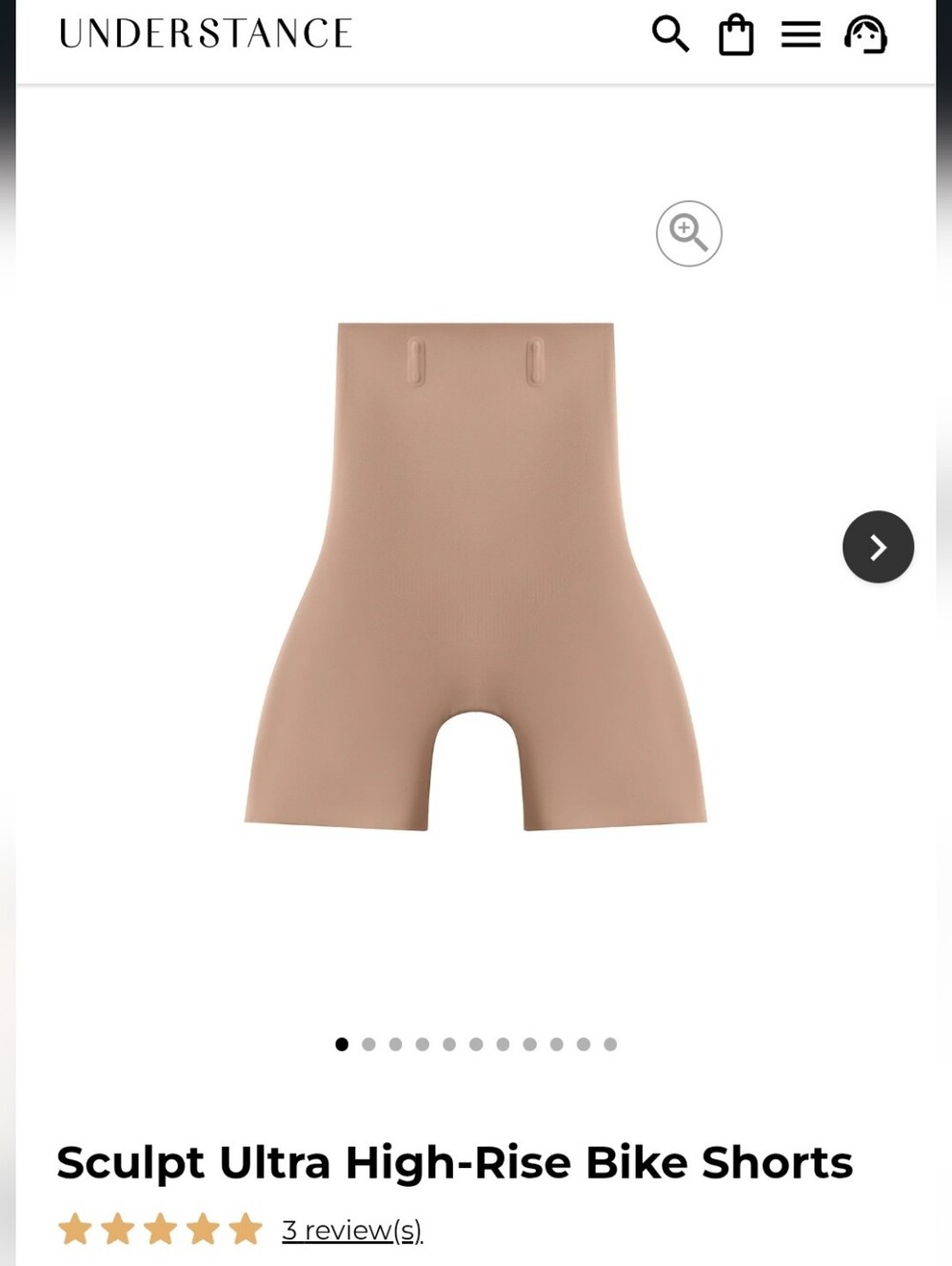 Sculpt Ultra High-Rise Bike Shorts In Latte